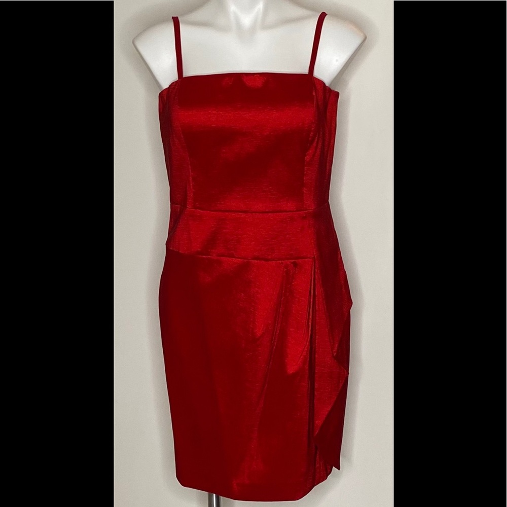 Calvin Klein Dress Red Size 12 Nwt